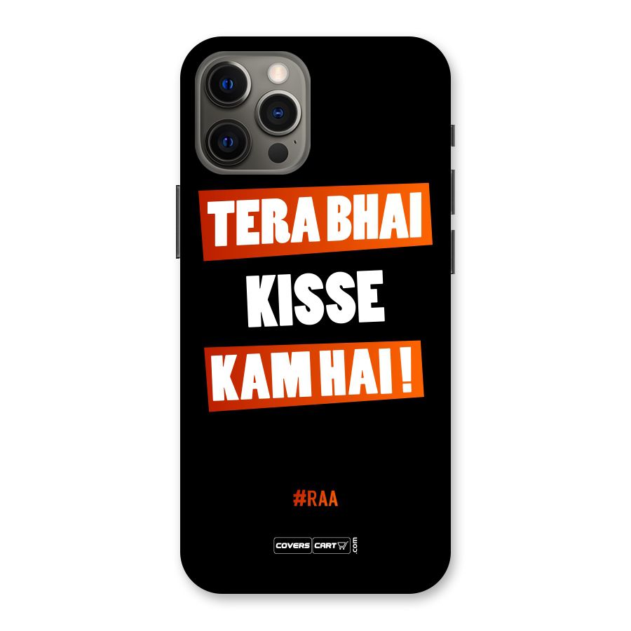 Tera Bhai Raftaar Back Case for iPhone 12 Pro Max