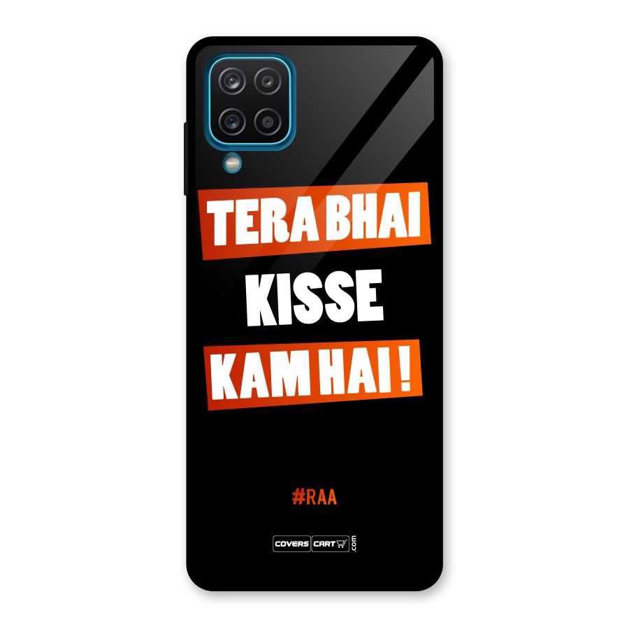 Tera Bhai Raftaar Glass Back Case for Galaxy A12