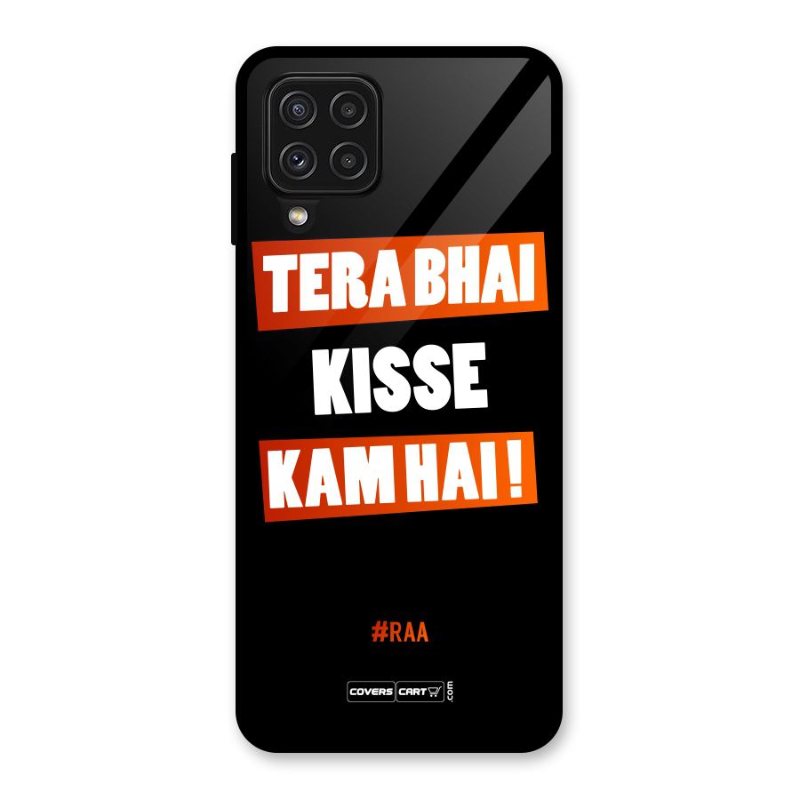 Tera Bhai Raftaar Glass Back Case for Galaxy A22 4G