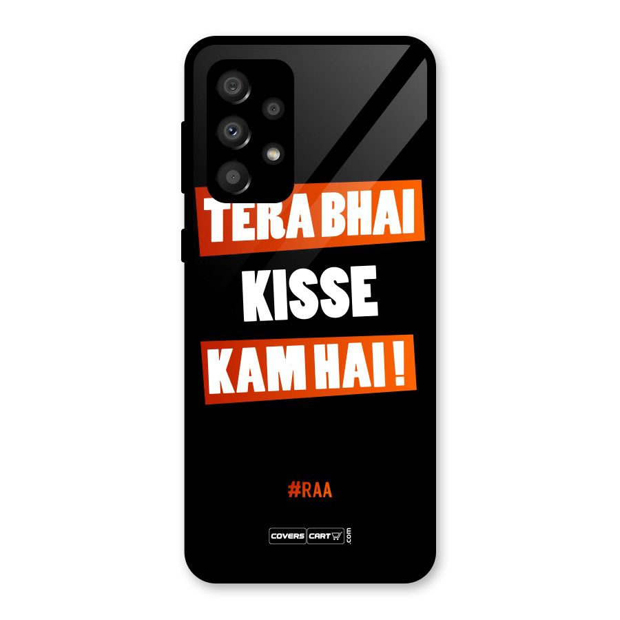 Tera Bhai Raftaar Glass Back Case for Galaxy A32