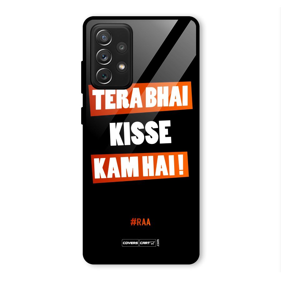 Tera Bhai Raftaar Glass Back Case for Galaxy A72