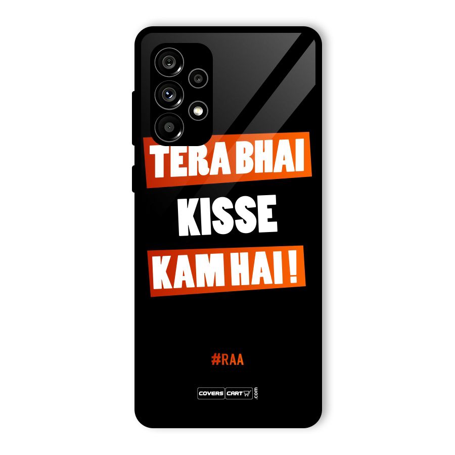 Tera Bhai Raftaar Glass Back Case for Galaxy A73 5G