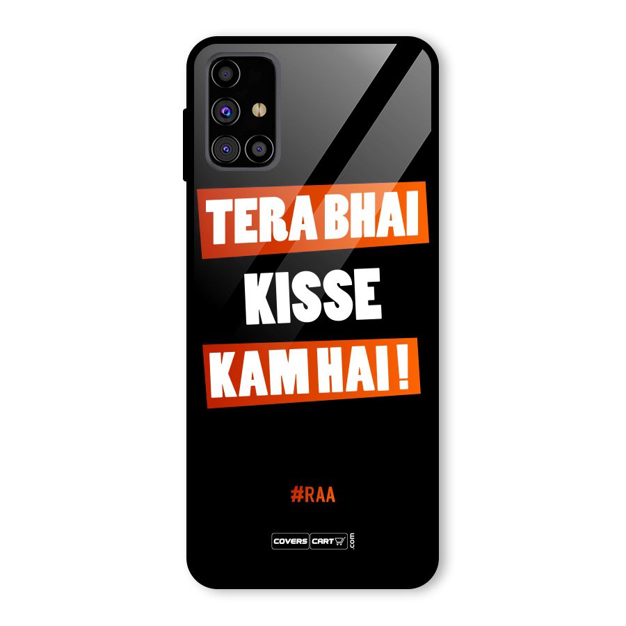 Tera Bhai Raftaar Glass Back Case for Galaxy M31s