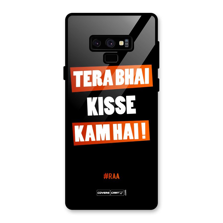 Tera Bhai Raftaar Glass Back Case for Galaxy Note 9