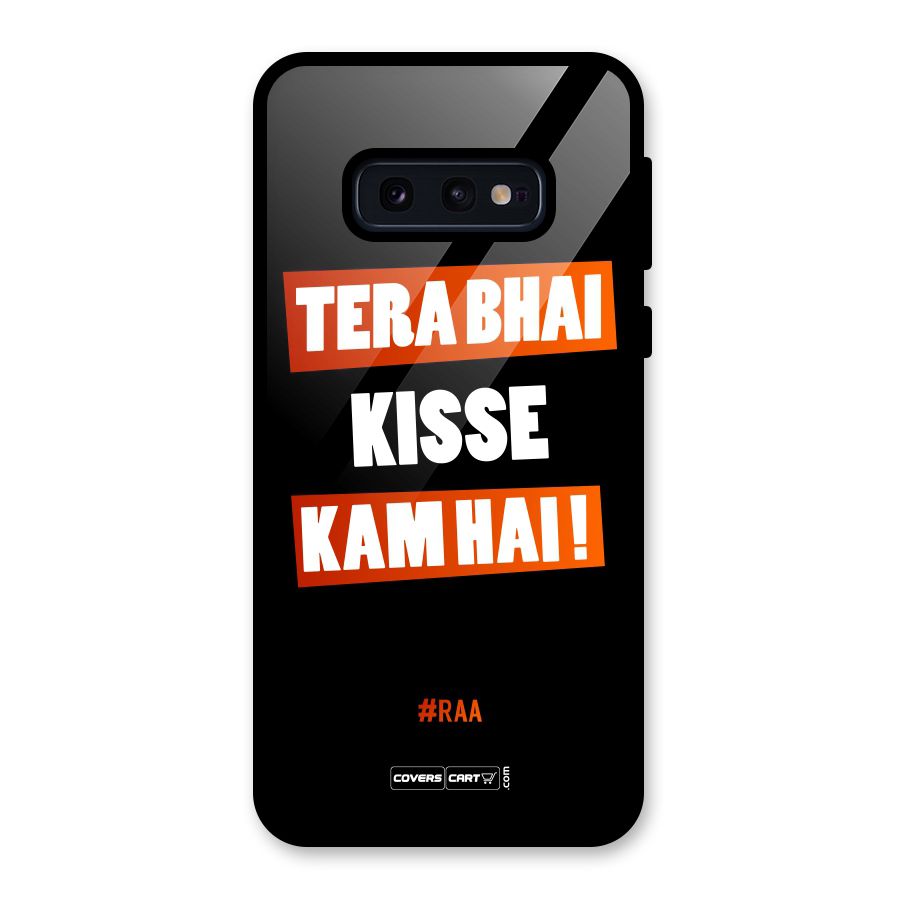Tera Bhai Raftaar Glass Back Case for Galaxy S10e