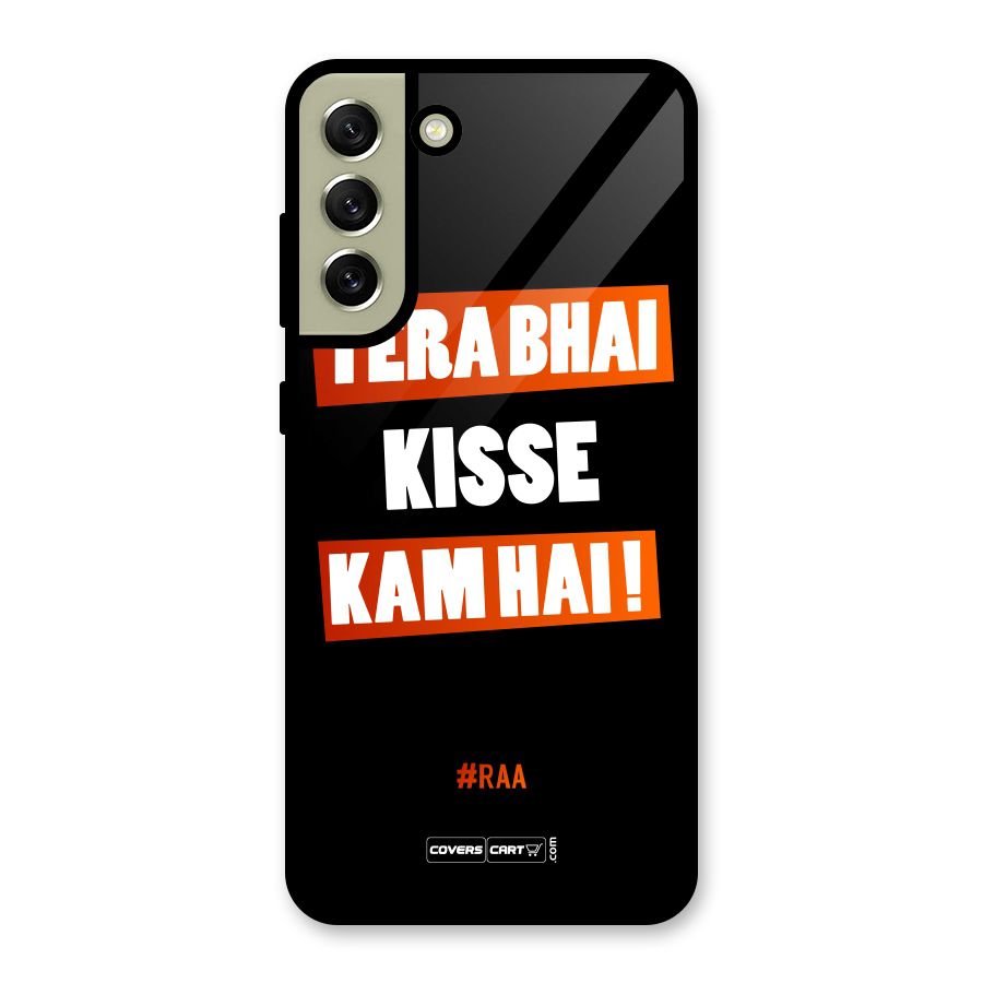Tera Bhai Raftaar Glass Back Case for Galaxy S21 FE 5G