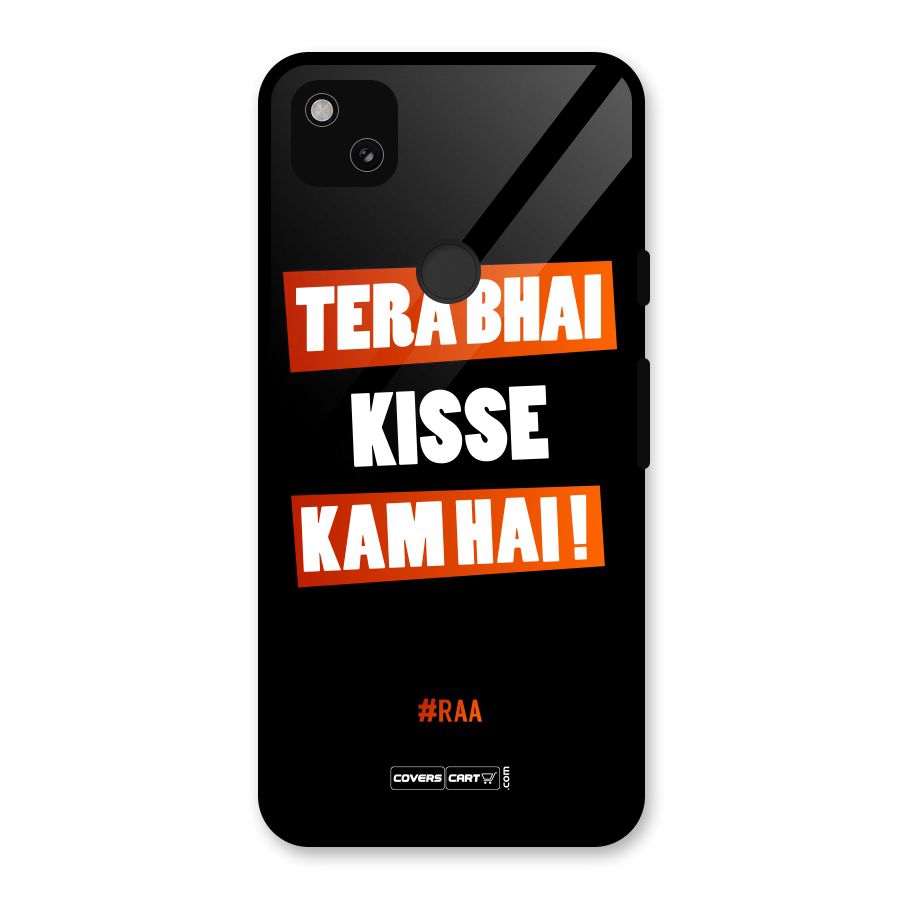 Tera Bhai Raftaar Glass Back Case for Google Pixel 4a