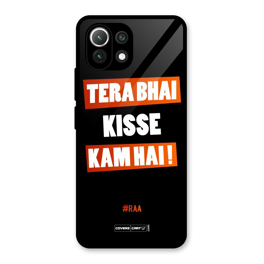 Tera Bhai Raftaar Glass Back Case for Mi 11 Lite