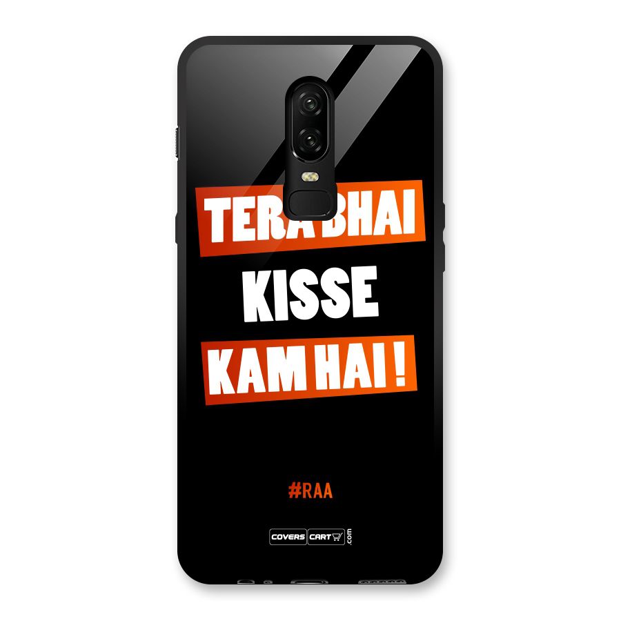 Tera Bhai Raftaar Glass Back Case for OnePlus 6