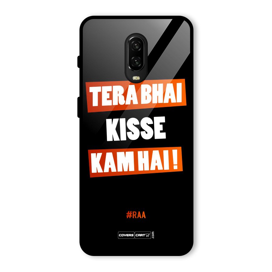 Tera Bhai Raftaar Glass Back Case for OnePlus 6T