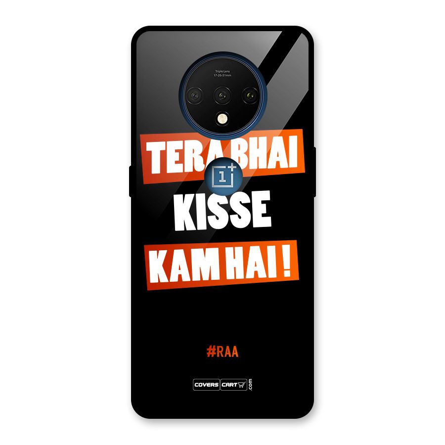 Tera Bhai Raftaar Glass Back Case for OnePlus 7T