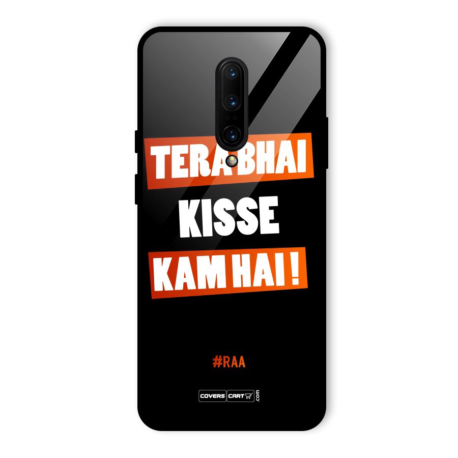 Tera Bhai Raftaar Glass Back Case for OnePlus 7 Pro
