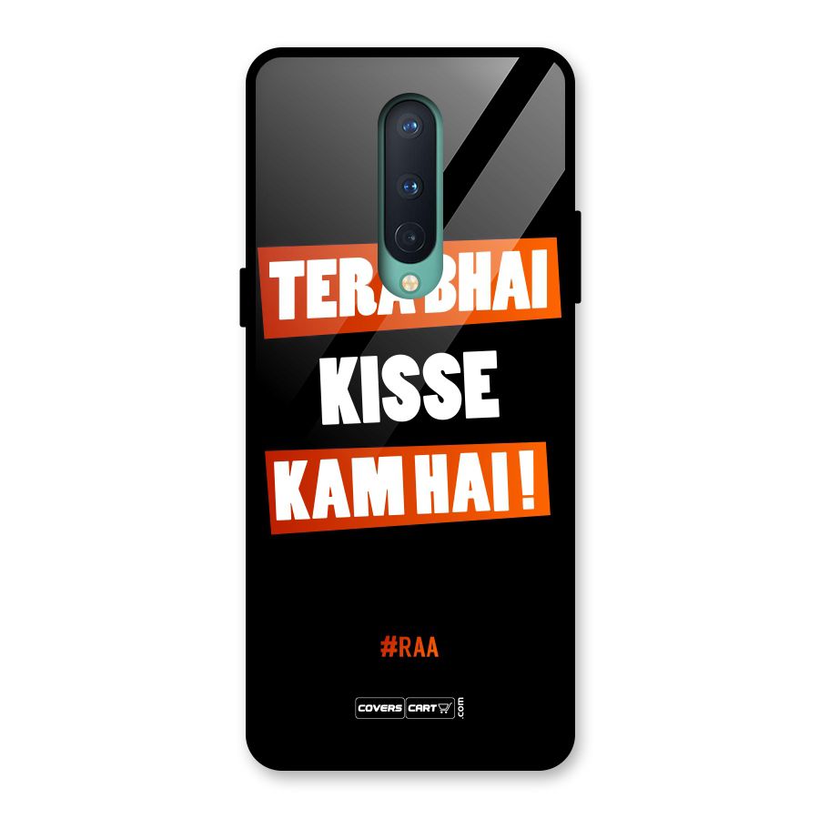 Tera Bhai Raftaar Glass Back Case for OnePlus 8