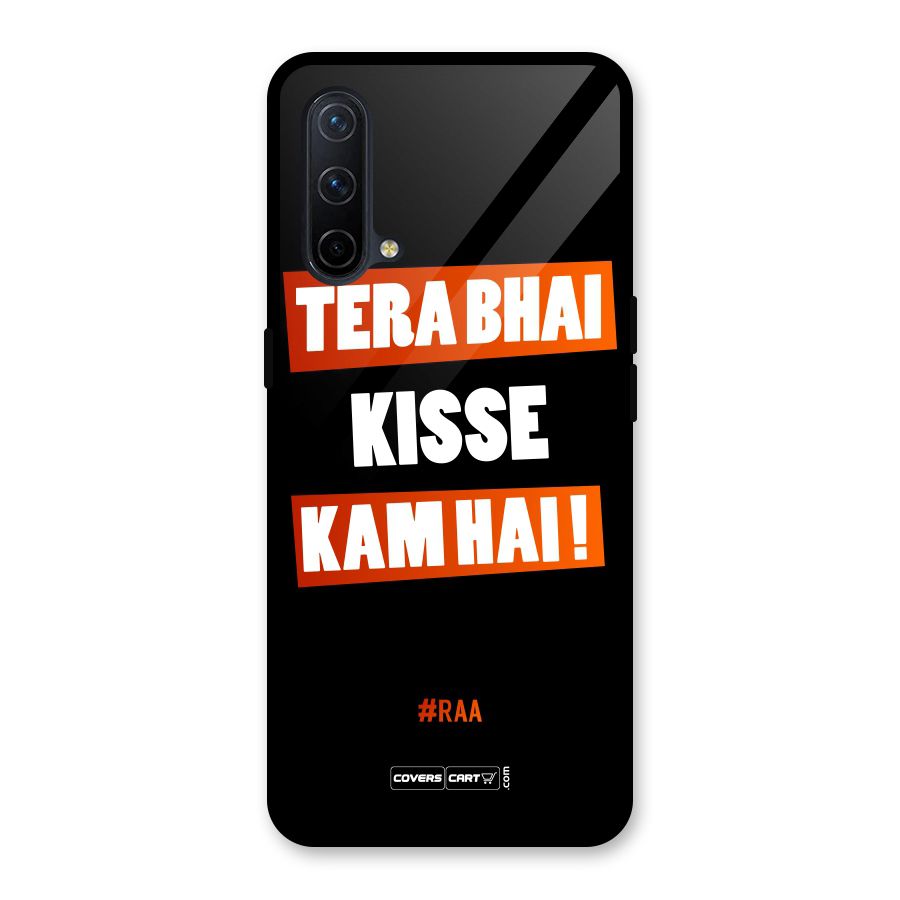 Tera Bhai Raftaar Glass Back Case for OnePlus Nord CE 5G