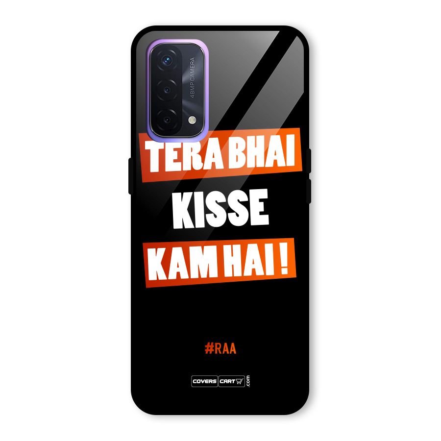 Tera Bhai Raftaar Glass Back Case for Oppo A74 5G
