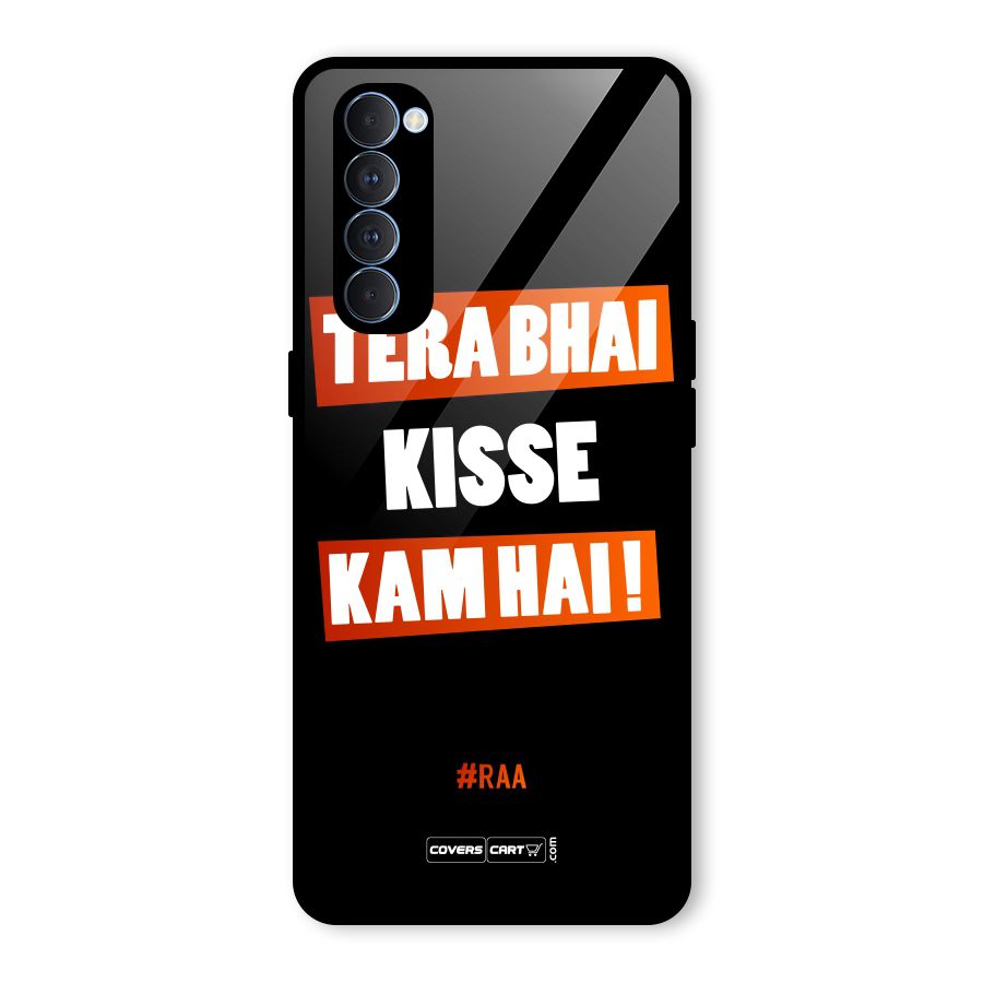 Tera Bhai Raftaar Glass Back Case for Oppo Reno4 Pro