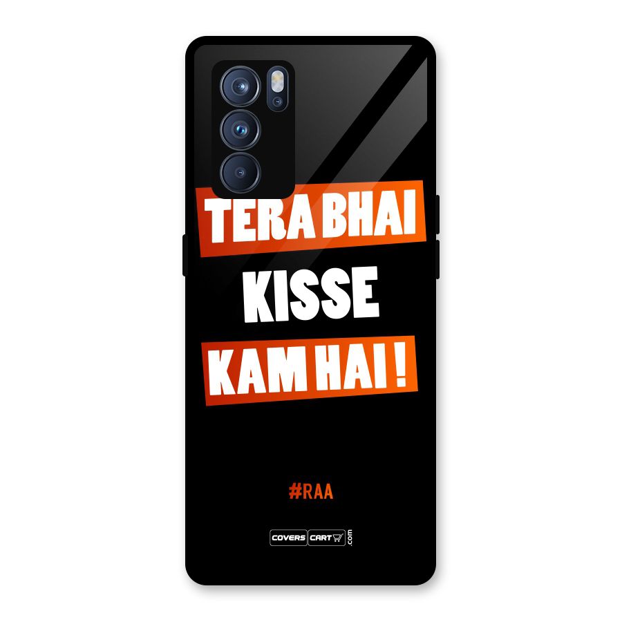 Tera Bhai Raftaar Glass Back Case for Oppo Reno6 Pro 5G
