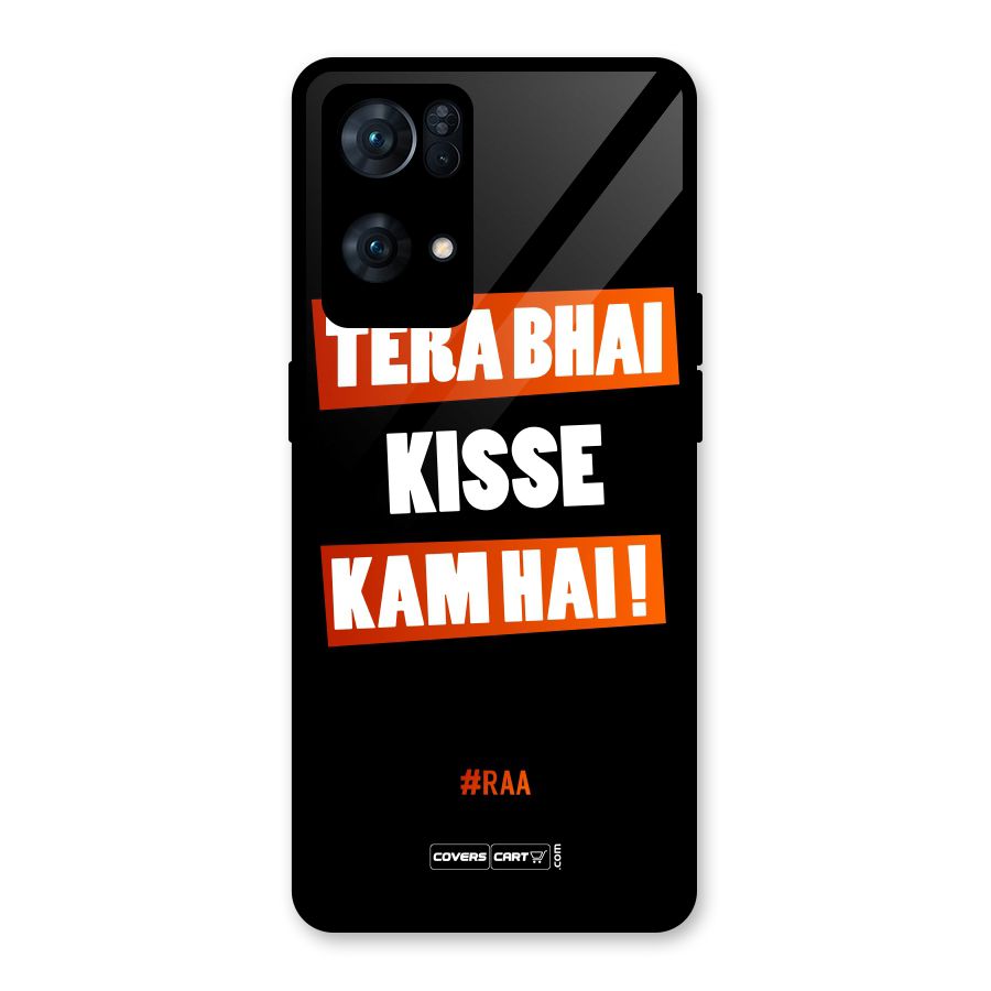 Tera Bhai Raftaar Glass Back Case for Oppo Reno7 Pro 5G