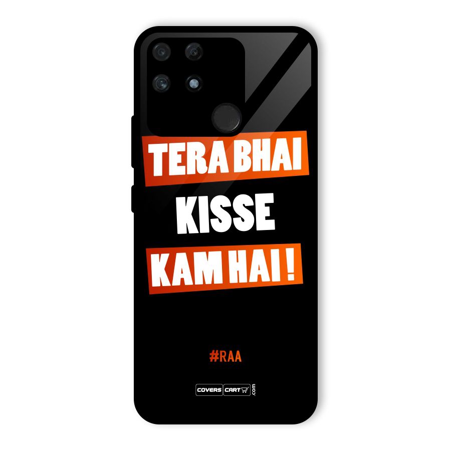 Tera Bhai Raftaar Glass Back Case for Realme Narzo 50A