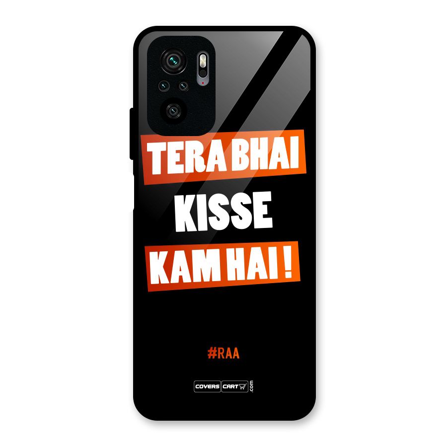 Tera Bhai Raftaar Glass Back Case for Redmi Note 10S