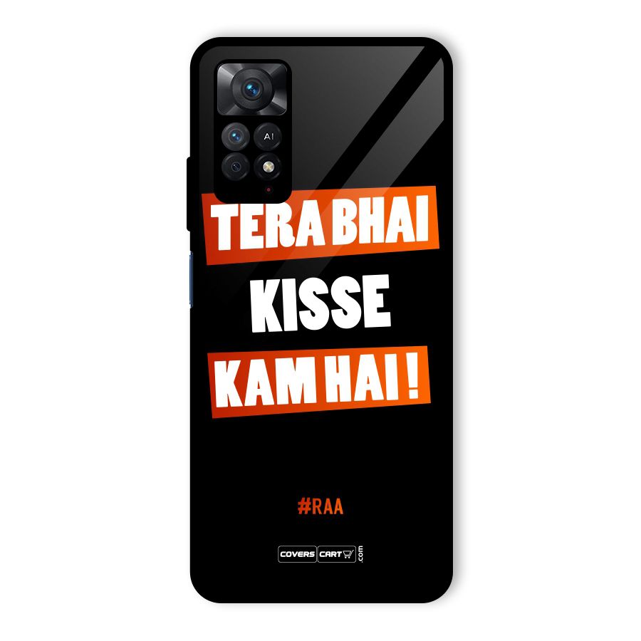 Tera Bhai Raftaar Glass Back Case for Redmi Note 11 Pro