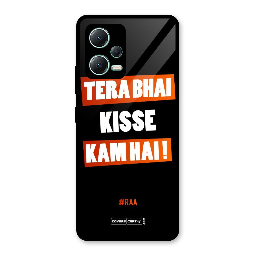 Tera Bhai Raftaar Glass Back Case for Redmi Note 12 5G