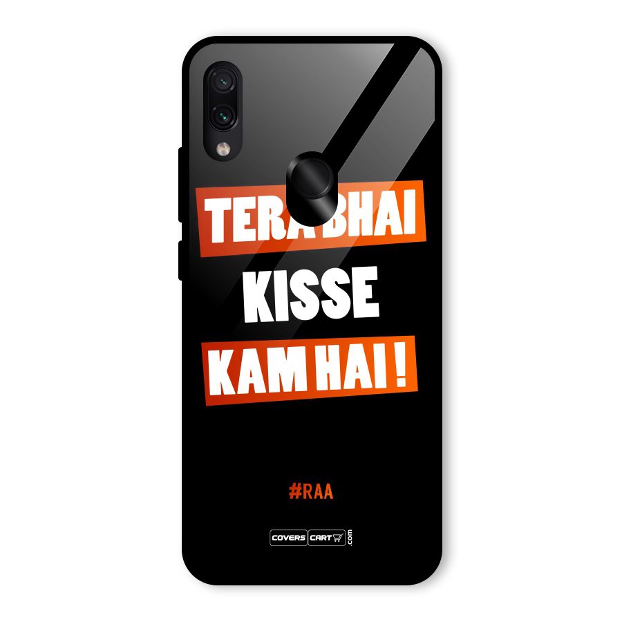 Tera Bhai Raftaar Glass Back Case for Redmi Note 7S