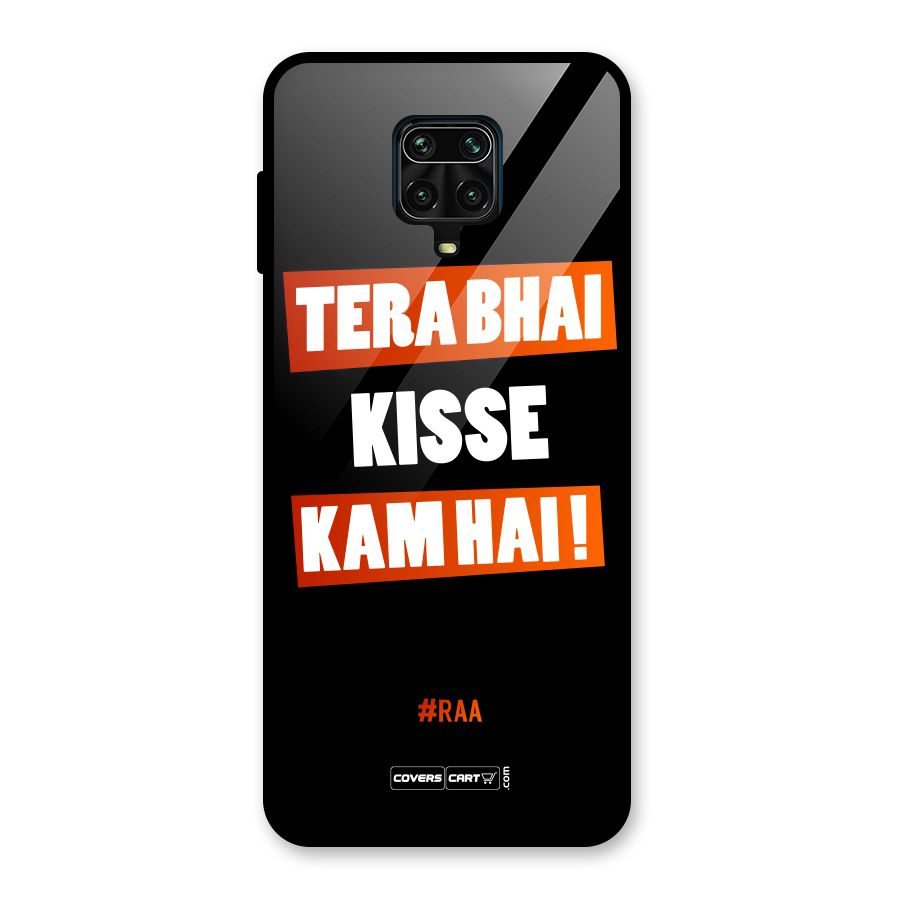 Tera Bhai Raftaar Glass Back Case for Redmi Note 9 Pro