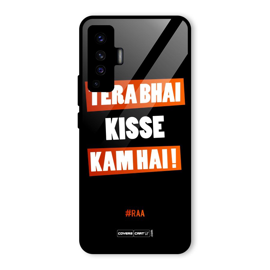 Tera Bhai Raftaar Glass Back Case for Vivo X50