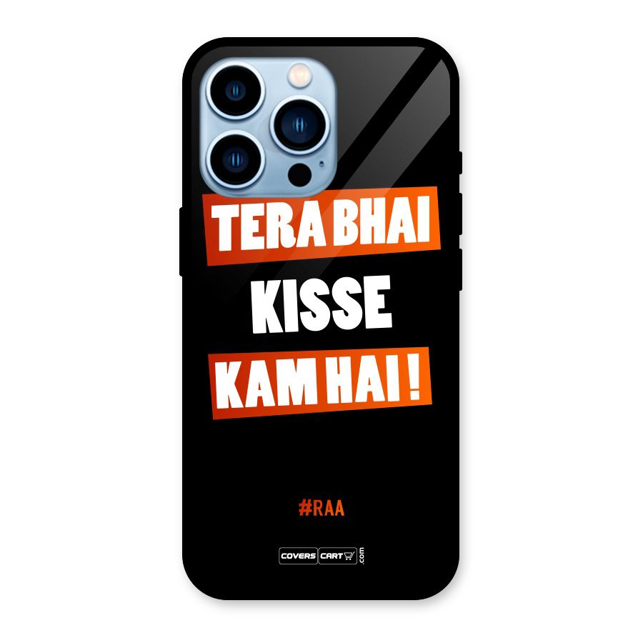 Tera Bhai Raftaar Glass Back Case for iPhone 13 Pro
