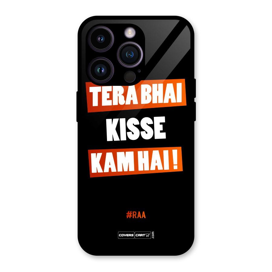 Tera Bhai Raftaar Glass Back Case for iPhone 14 Pro