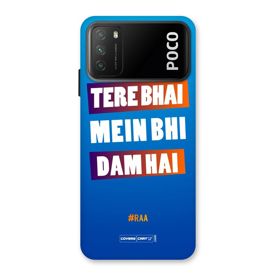 Tere Bhai Me Bhi Dam Hai Back Case for Poco M3