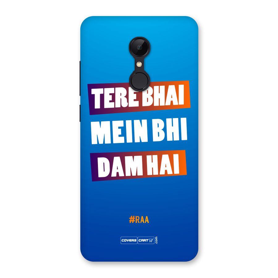 Tere Bhai Me Bhi Dam Hai Back Case for Redmi 5