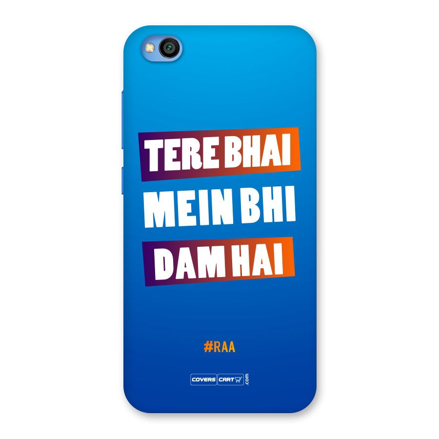 Tere Bhai Me Bhi Dam Hai Back Case for Redmi Go