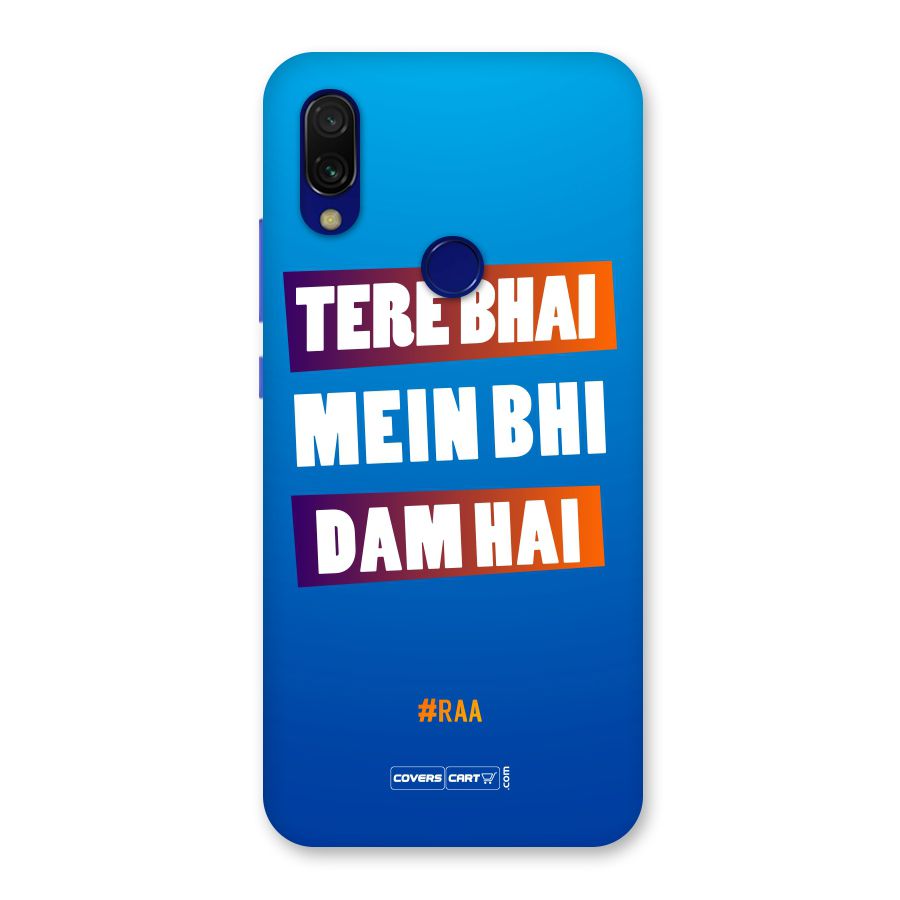Tere Bhai Me Bhi Dam Hai Back Case for Redmi Y3