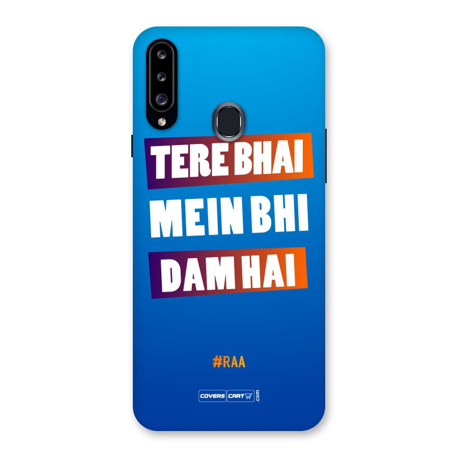 Tere Bhai Me Bhi Dam Hai Back Case for Samsung Galaxy A20s