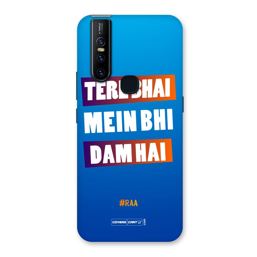 Tere Bhai Me Bhi Dam Hai Back Case for Vivo V15