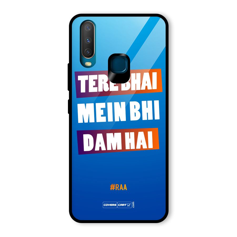 Tere Bhai Me Bhi Dam Hai Glass Back Case for Vivo Y15