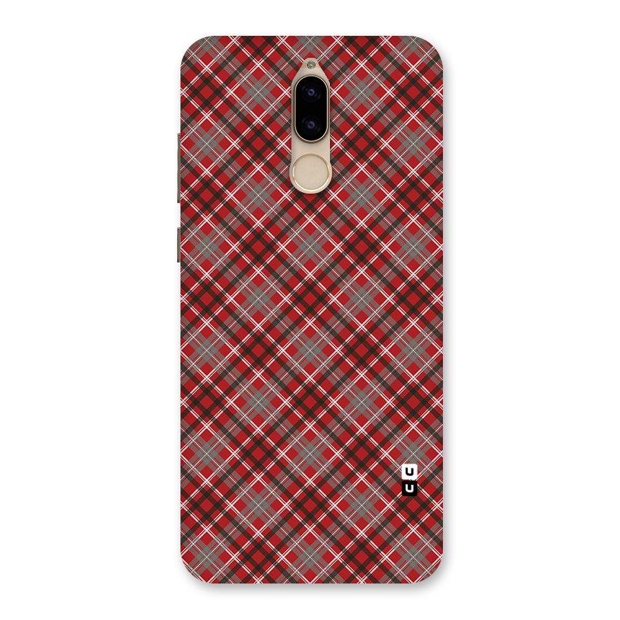 Textile Check Pattern Back Case for Honor 9i
