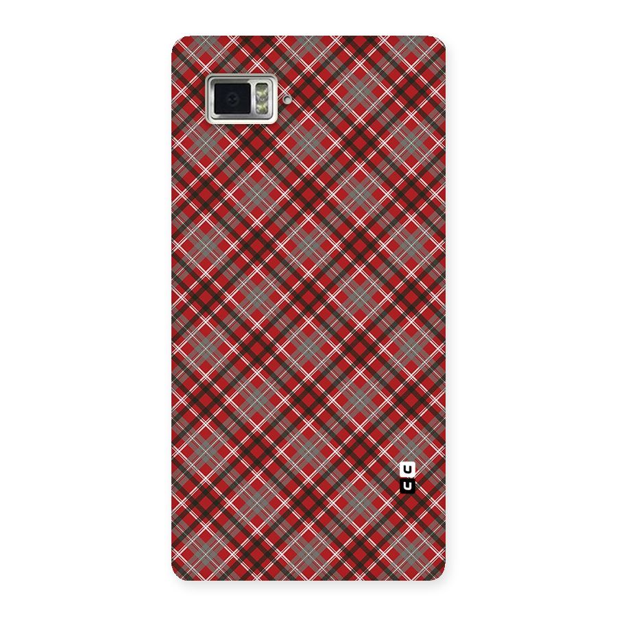 Textile Check Pattern Back Case for Vibe Z2 Pro K920