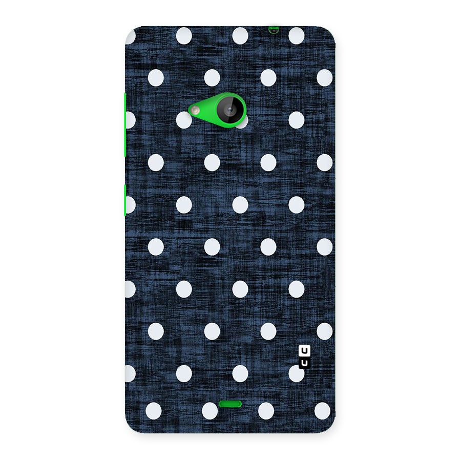 Textured Dots Back Case for Lumia 535