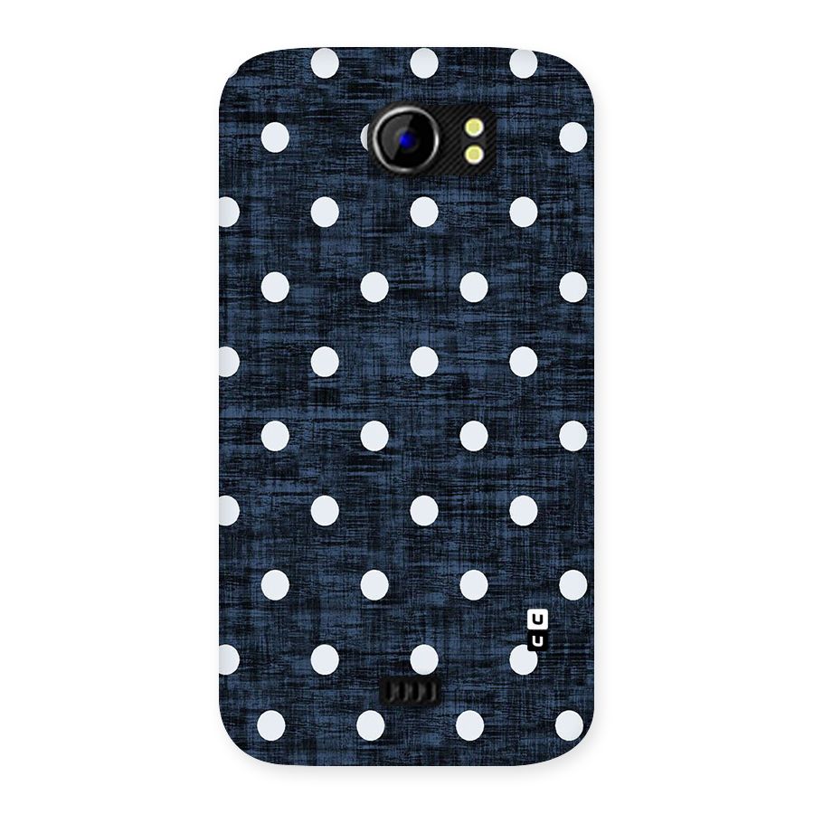 Textured Dots Back Case for Micromax Canvas 2 A110