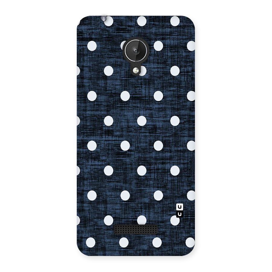 Textured Dots Back Case for Micromax Canvas Spark Q380