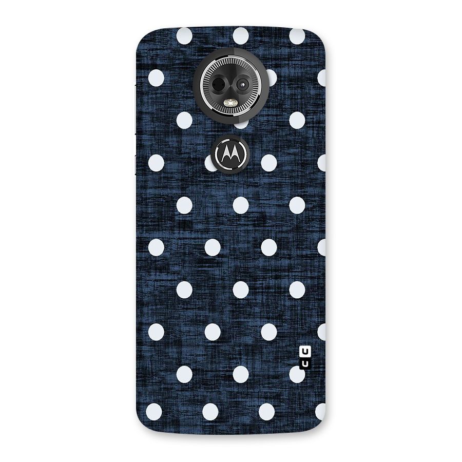 Textured Dots Back Case for Moto E5 Plus