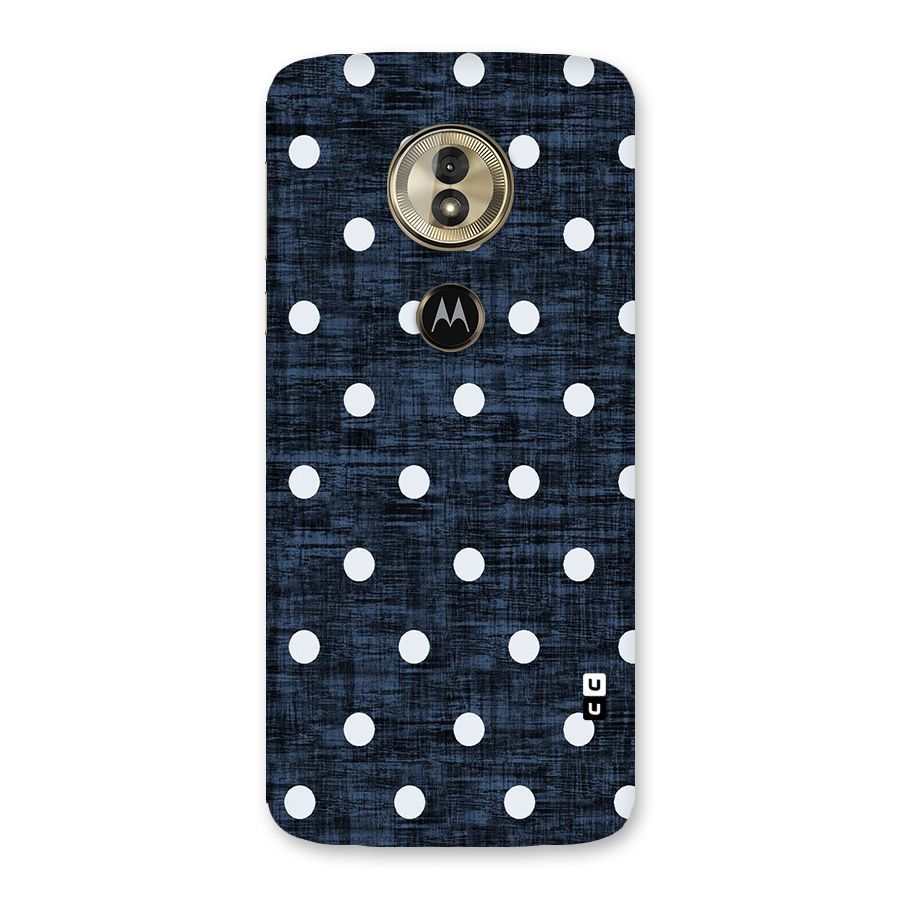 Textured Dots Back Case for Moto G6 Play