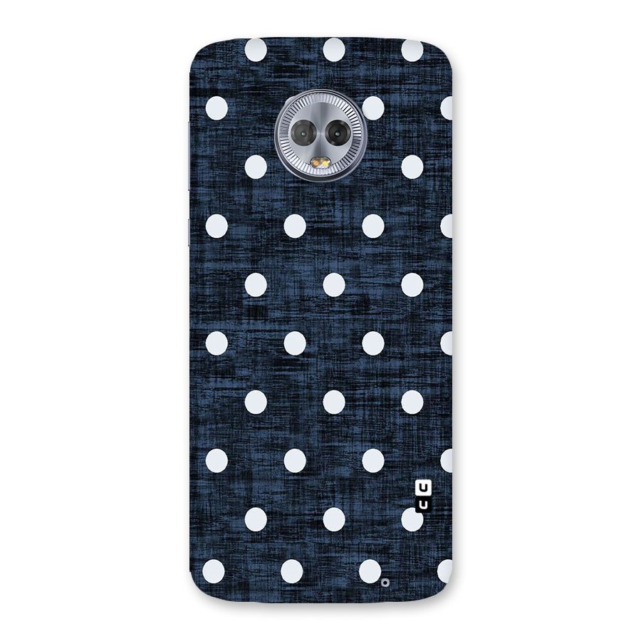 Textured Dots Back Case for Moto G6 Plus