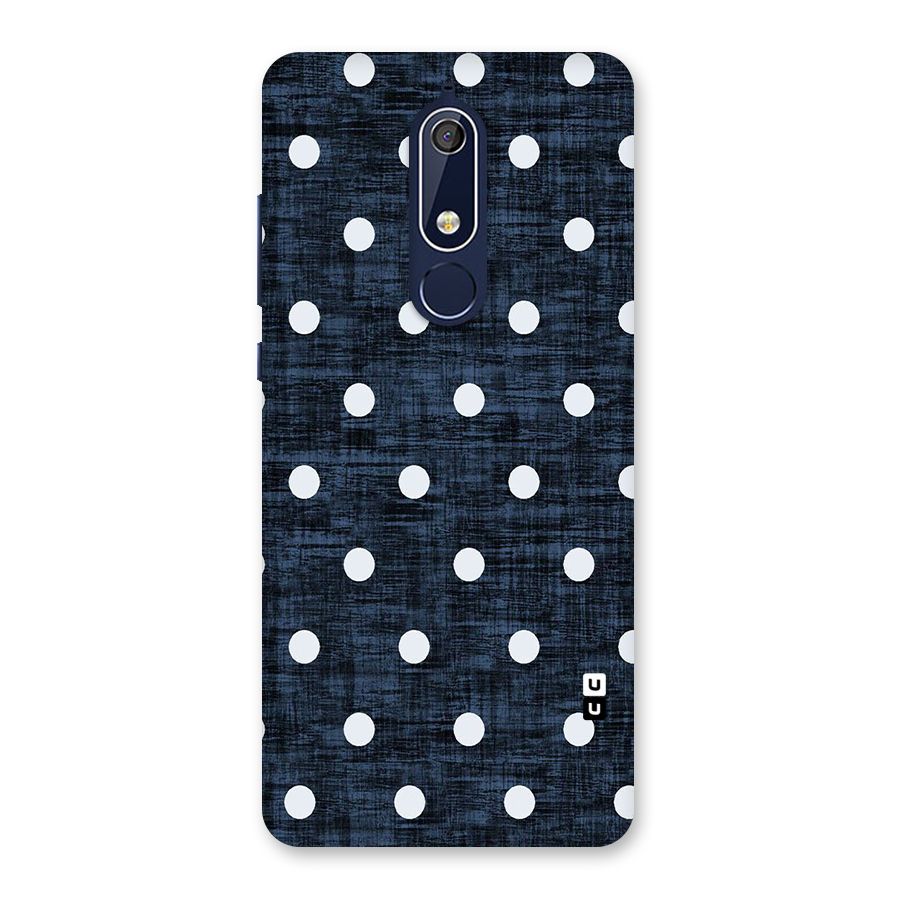 Textured Dots Back Case for Nokia 5.1