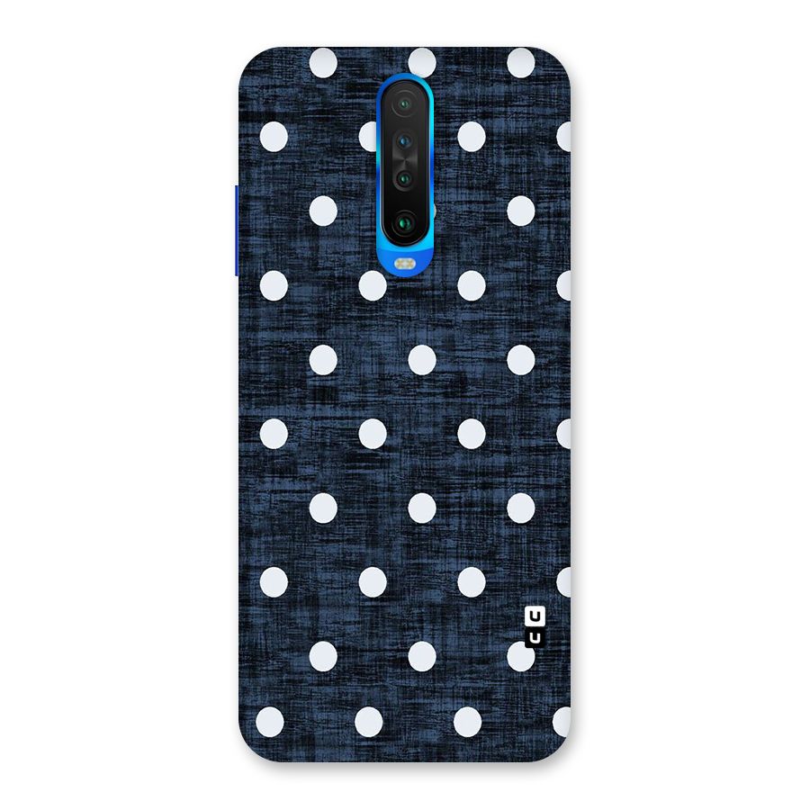 Textured Dots Back Case for Poco X2