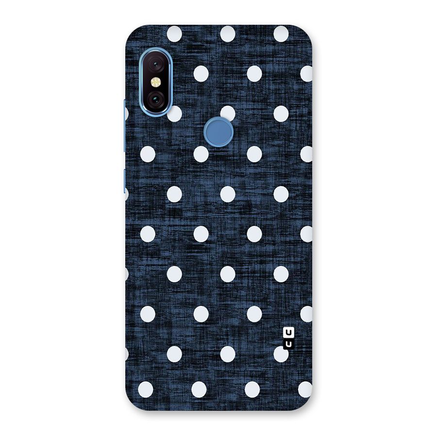 Textured Dots Back Case for Redmi Note 6 Pro