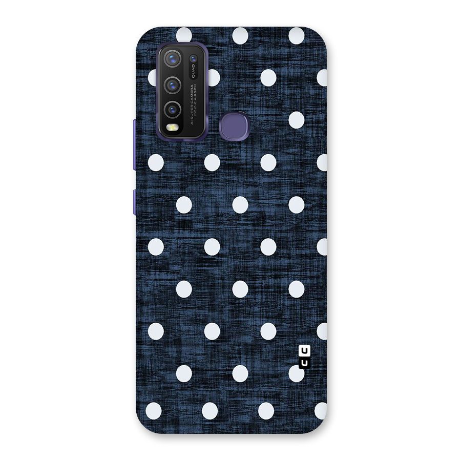 Textured Dots Back Case for Vivo Y30